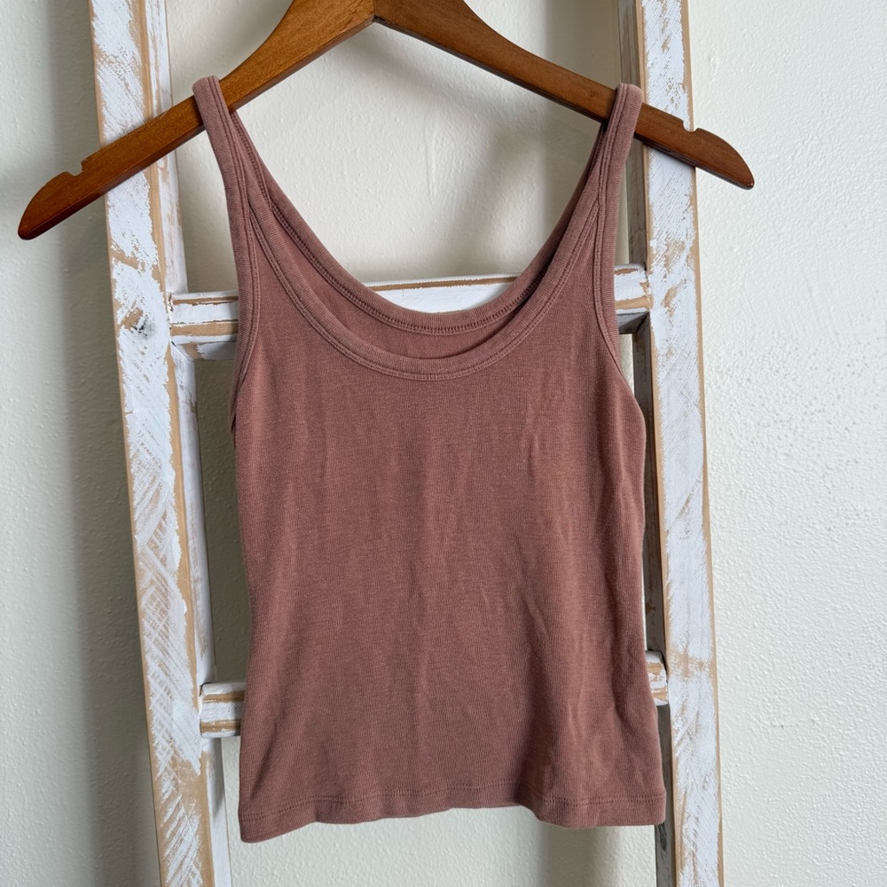 SKIMS Top | Sleeveless Top | Brown | Size XS